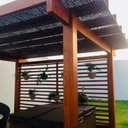 Ver imagem 2 de 10m² Forro Sintético Pode Molhar Pergolado Área Externa