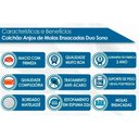 Ver imagem 2 de Cama Box Baú King: Colchão Molas Anjos MasterPocket Ensacadas Duo Sono + Base CRC Courano Brown(193x