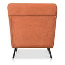Ver imagem 7 de Poltrona Nathy Confortável com Puff para Sala ou Quarto Boucle Terracota Bz Home Decor