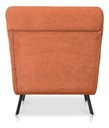 Ver imagem 7 de Poltrona Nathy Confortável com Puff para Sala ou Quarto Boucle Terracota Bz Home Decor