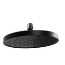 Ver imagem 1 de Ducha 25 Cm Abs Redonda Preto Fosco com Niple de Teto