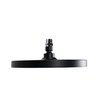 Ducha 25 Cm Abs Redonda Preto Fosco com Niple de Teto - 2
