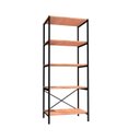 Ver imagem 3 de Estante de Ferro Multiuso 5 Prateleiras Padova Preto