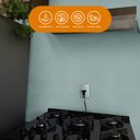 Ver imagem 5 de Papel de Parede Adesivo Lavavel Texturizado Linho Verde Água