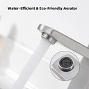 Ver imagem 2 de Torneira Banheiro Aço Escovado Quente Fria Grande com Kit Instalação