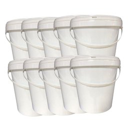 Balde Alça Plastica Sudeste 3,6 Litros 10 Peças - 1