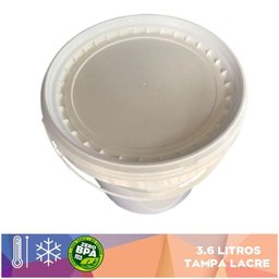 Balde Alça Plastica Sudeste 3,6 Litros 10 Peças - 4