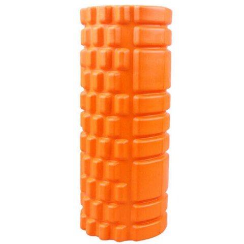 Rolo Massagem Foam Roller Liberação Miofascial Crossfit Yoga Pilates Laranja