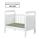 Ver mais imagens de Berço Mini Cama Grade Proteção Suporte Mosquiteiro Colchão:branco