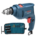 Ver imagem 2 de Kit Furadeira Impacto 10mm 450w Gsb450re 127v Azul Preto Bosch Bosch Ferr