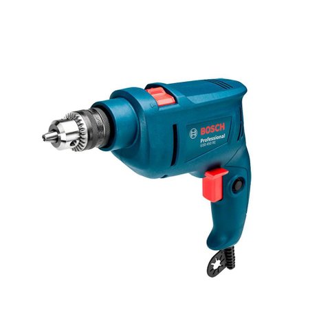 Kit Furadeira Impacto 10mm 450w Gsb450re 127v Azul Preto Bosch Bosch Ferr