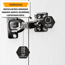Ver imagem 6 de Guarda-Roupa 6 Portas com 5 Gavetas Internas 1 com Divisória e Maleiro Estrela RV Móveis