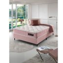 Ver imagem 2 de Conjunto Cama Box Colchão Casal 138x188x67 com Molas Ensacadas Denver Rosa