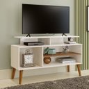 Ver imagem 1 de Rack TV até 42 Polegadas Pés Madeira Retrô Lyon 