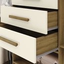 Ver imagem 6 de Guarda Roupa Casal 151 Cm 6 Portas 3g 10020 Nature Champanhe Vlr