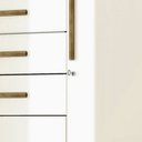 Ver imagem 4 de Guarda Roupa Casal 151 Cm 6 Portas 3g 10020 Nature Champanhe Vlr