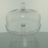 Prato Bolo Boleira com Pé 26x27x27cm Vidro com Tampa Boleira - 6