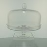Prato Bolo Boleira com Pé 26x27x27cm Vidro com Tampa Boleira - 4