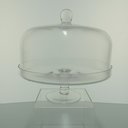 Ver imagem 4 de Prato Bolo Boleira com Pé 26x27x27cm Vidro com Tampa Boleira