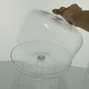 Ver imagem 5 de Prato Bolo Boleira com Pé 26x27x27cm Vidro com Tampa Boleira