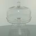 Ver imagem 3 de Prato Bolo Boleira com Pé 26x27x27cm Vidro com Tampa Boleira