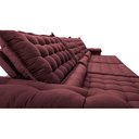 Ver imagem 4 de Sofá Retrátil e Reclinável 4,15m Molas Ensacadas Cama inBox Big Space com Bordado 3D Velusoft