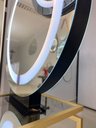 Ver imagem 6 de Espelho Redondo 80cm Duplo com Iluminação e Suporte Bancada