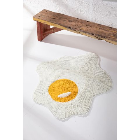 Tapete Ovo Orgânico Divertido