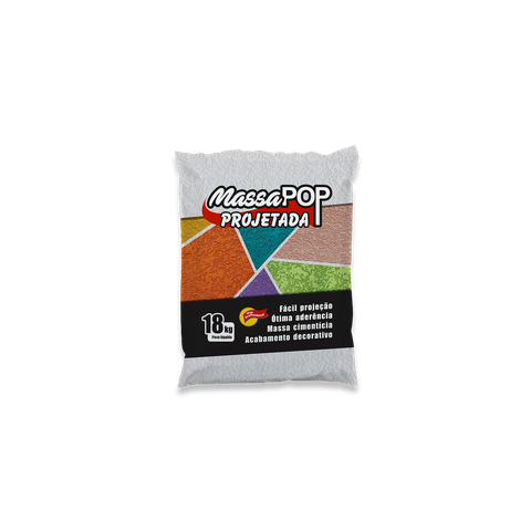 Massapop Projetada Branco Gelo 18kg