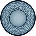 Ver imagem 3 de Copo Água 10x8x8cm 270ml Vidro Azul 6pç