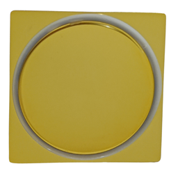 Kit 03 Ralo Click Banheiro Inox Quadrado 10x10 Dourado - 4