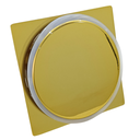 Ver imagem 6 de Kit 03 Ralo Click Banheiro Inox Quadrado 10x10 Dourado