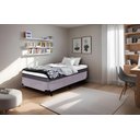 Ver imagem 1 de Cama Box Solteirão Serenelife - Suede Cinza Escuro