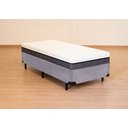 Ver imagem 2 de Cama Box Solteirão Serenelife - Suede Cinza Escuro