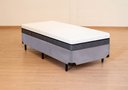 Ver imagem 2 de Cama Box Solteirão Serenelife - Suede Cinza Escuro