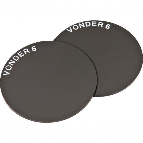 Lente Redonda 50mm Verde Tonalidade 6 com 2 Peças - Vonder