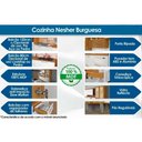 Ver imagem 3 de Cozinha Modulada Nesher Burguesa Premium 5 Peças (2 Balcões + 2 Aéreos + 1 Paneleiro) C5P26
