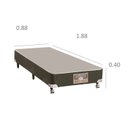 Ver imagem 3 de Base Box Solteiro 40x88x188cm Silver Star Bonnel Colchões Castor