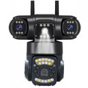 Ver imagem 6 de Camera de Segurança Lente Tripla 360 Graus Wifi App Microfone Audio Sensor de Movimento Visao Noturn