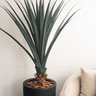 Árvore Pandanus Realista com Vaso de Polietileno Preto Absoluto | formosinha - 4