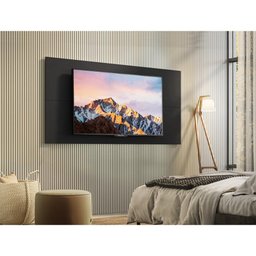 Painel com Suporte para TV até 65" Amsterdã Multimóveis V3324 Preto - 7