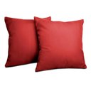 Ver imagem 2 de Almofadas Kit Plumie de 45x45cm 2 Uni Velusoft Vermelho Cama Inbox