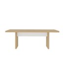 Ver imagem 2 de Mesa Escrivaninha para Escritório Tamburato 2000 | Artany:carvalho/branco