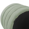 Puff Decorativo Redondo Mid Bouclé Verde Claro - Nexta Casa - 6