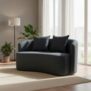 Ver imagem 1 de Sofá Decorativo Montreal 150cm Orgânico Bouclé Cinza