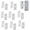 Fecho Magnetico Ima Inox 8 Peças Trava Fecha Porta Janela Armario Gaveta Resistente Multiuso Proteça - 1