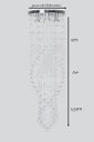 Ver imagem 6 de Lustre de Cristal Legítimo K9 30mm para Sala de Estar Quarto:1,50m/bivolt