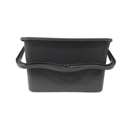 Kit 6 Balde Pintura Plástico Preto com Alça 10L - Gerplast - 2