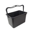 Ver imagem 1 de Kit 6 Balde Pintura Plástico Preto com Alça 10L - Gerplast