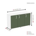 Ver imagem 4 de Armário para Escritório Credenza 03 Portas Pivotante